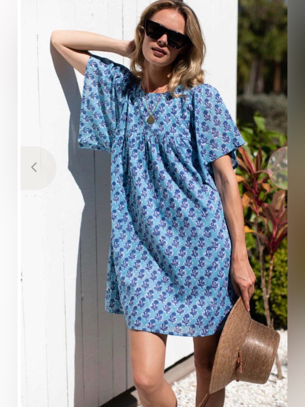 Emerson Fry India Collection Basalie Dress 100% Organic Cotton